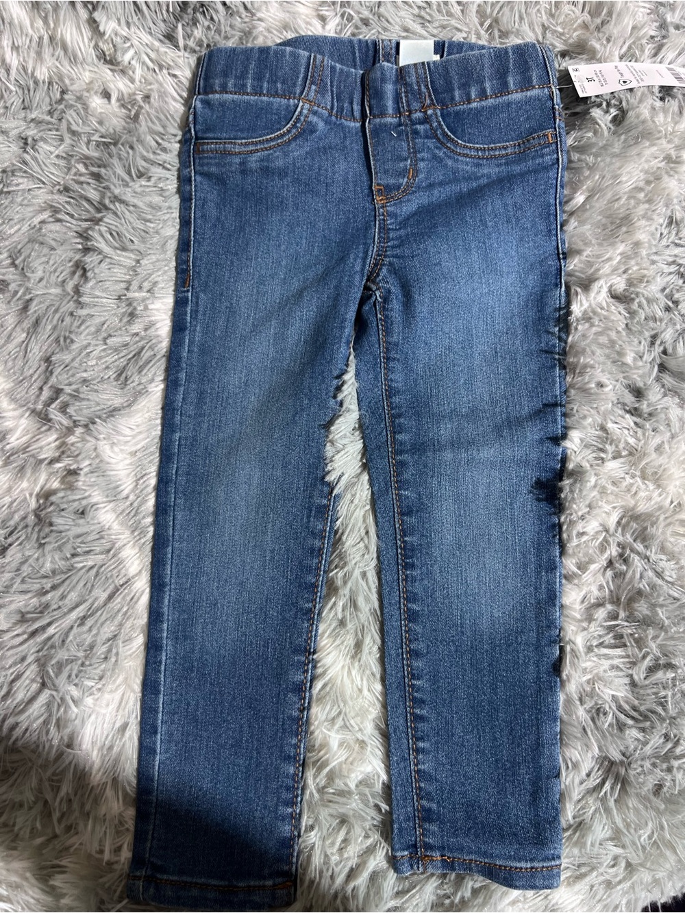 Girls' Blue Denim Jean leggings